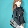 BJD 1/3適用 灰色折口肩包：圖片 4